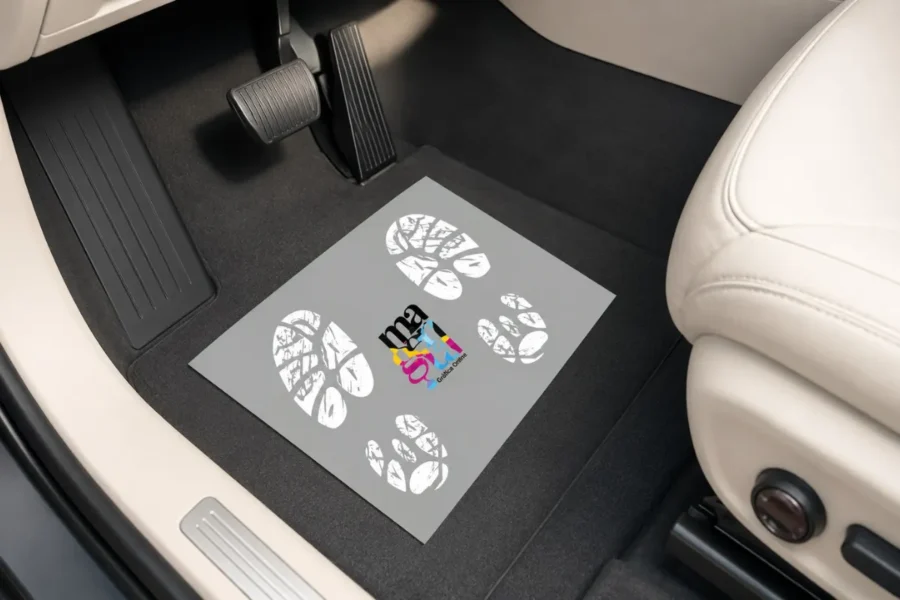 Tapetes proteção em papel para carro