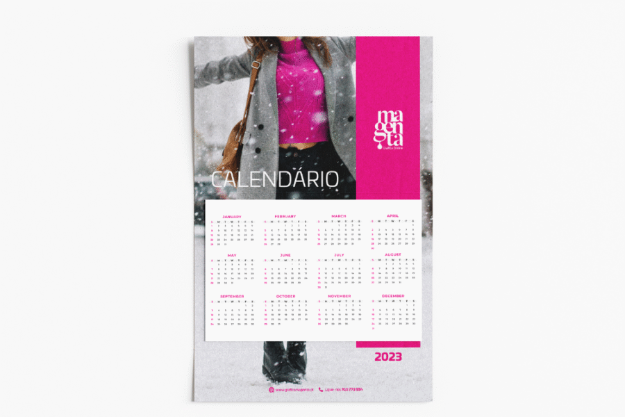 Calendários Poster