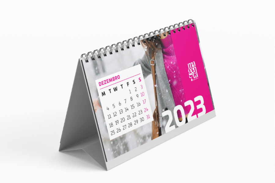 Calendários de Secretária
